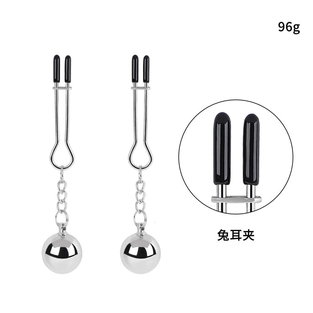 Cross border New SM Sex Toys Metal Gravity Ball Milk Clip Weight Pendant Milk Clip SM Adult Products Wholesale