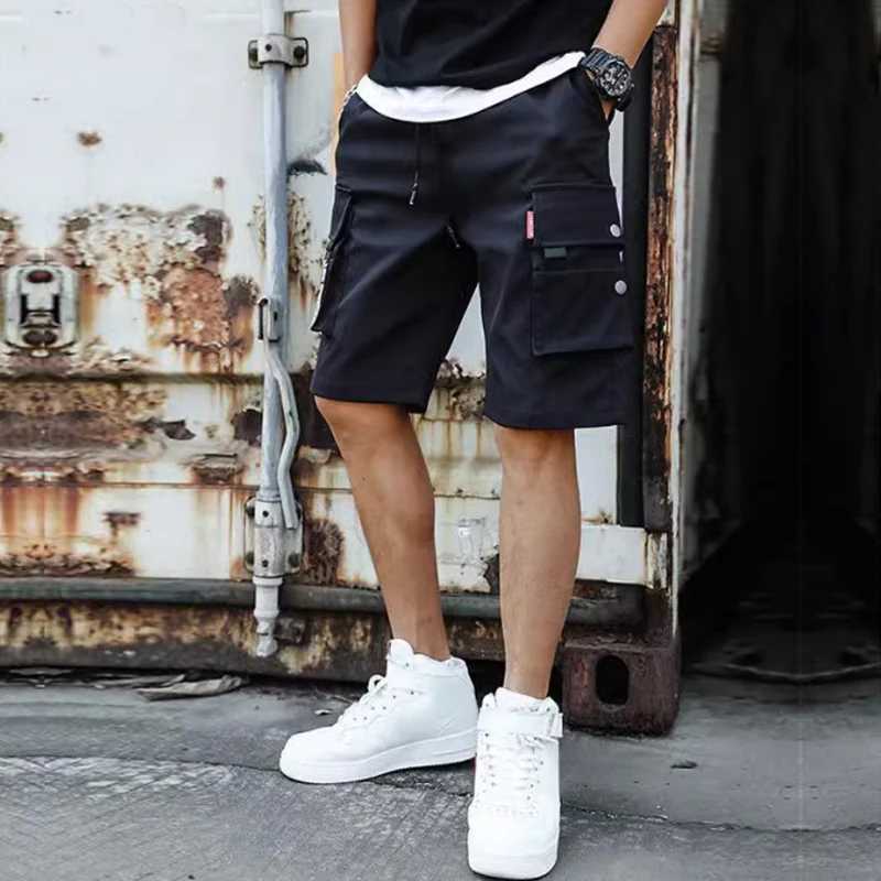 Cargo Shorts Mens fashion summer ins casual pants students trend port wind pantsX240921