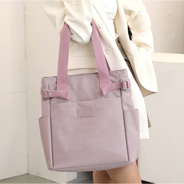 Totebag nylon student waterproof beg tangan wanita murah handbag tote sg women bag Malaysia stok-lalisa