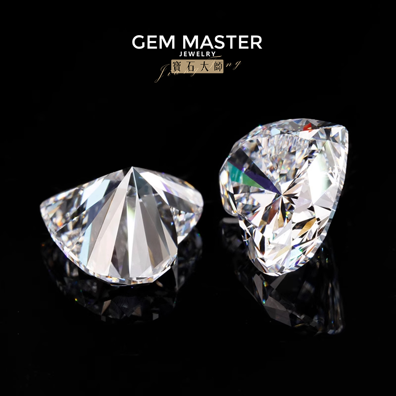 Heart Lab Grown Diamond D E F Color VVS 3EX Loose Diamond CVD HPHT 1ct 2ct 5ct Lab Diamond IGI GIA Certified VS VVS Diamond