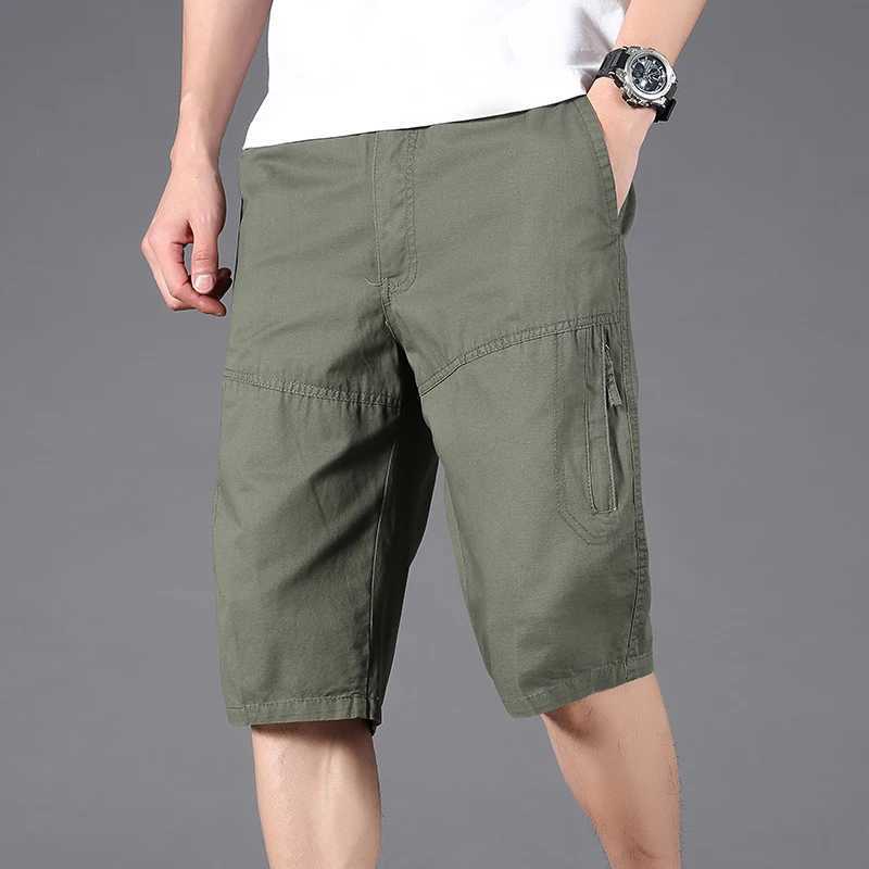 New Summer Casual Shorts Men Cotton Cargo Shorts Running Sportswear Bermuda Shorts Cool Breathable 6XL Capri Shorts Big SizeX240921