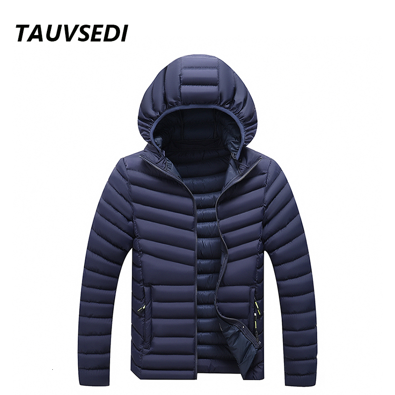 2023 New Autumn Winter Men Warm Waterproof Parkas Jacket Coat Mens Solid Casual Windproof Outwear Detachable Hat Jackets Male