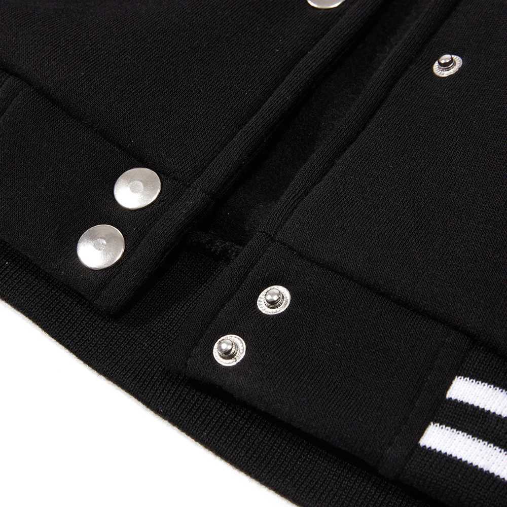 Black White Gray Collision Color Jacket Loose Oversized S-5XL Clothes Men Baseball Clothes Street Coat Warm Fleece Soft Jackets M240921