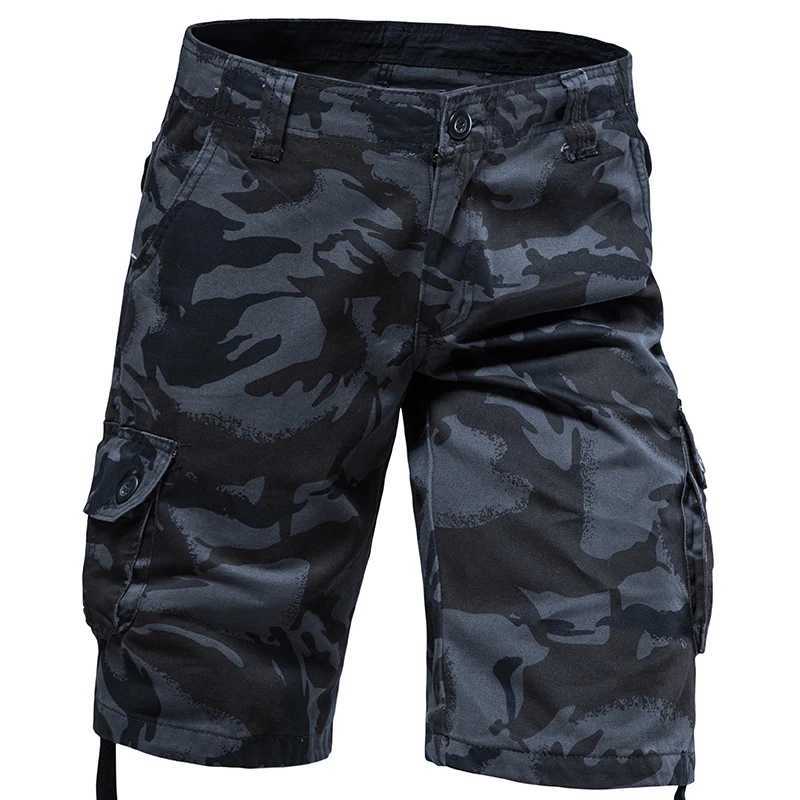 Tactical Cargo Shorts Men Camo Joggers Shorts Casual Outdoor Sports Half Pants Pocket Cotton Breathable Cargo ShortsX240921