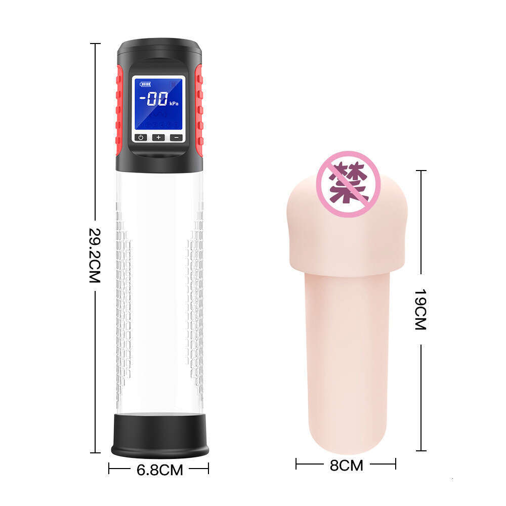 Foreign trade negative pressure exercise machine, men's airplane cup, adult products, pencil pump