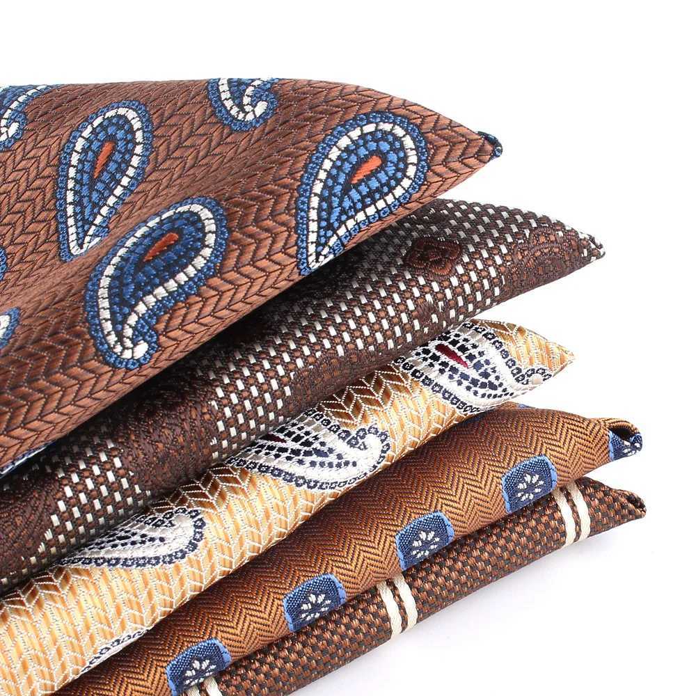 New Striped Pocket Square For Men Women Chest Towel Hanky Wedding Hankies Mens Suit Handkerchief Floral Pocket Towel For GiftsX240921