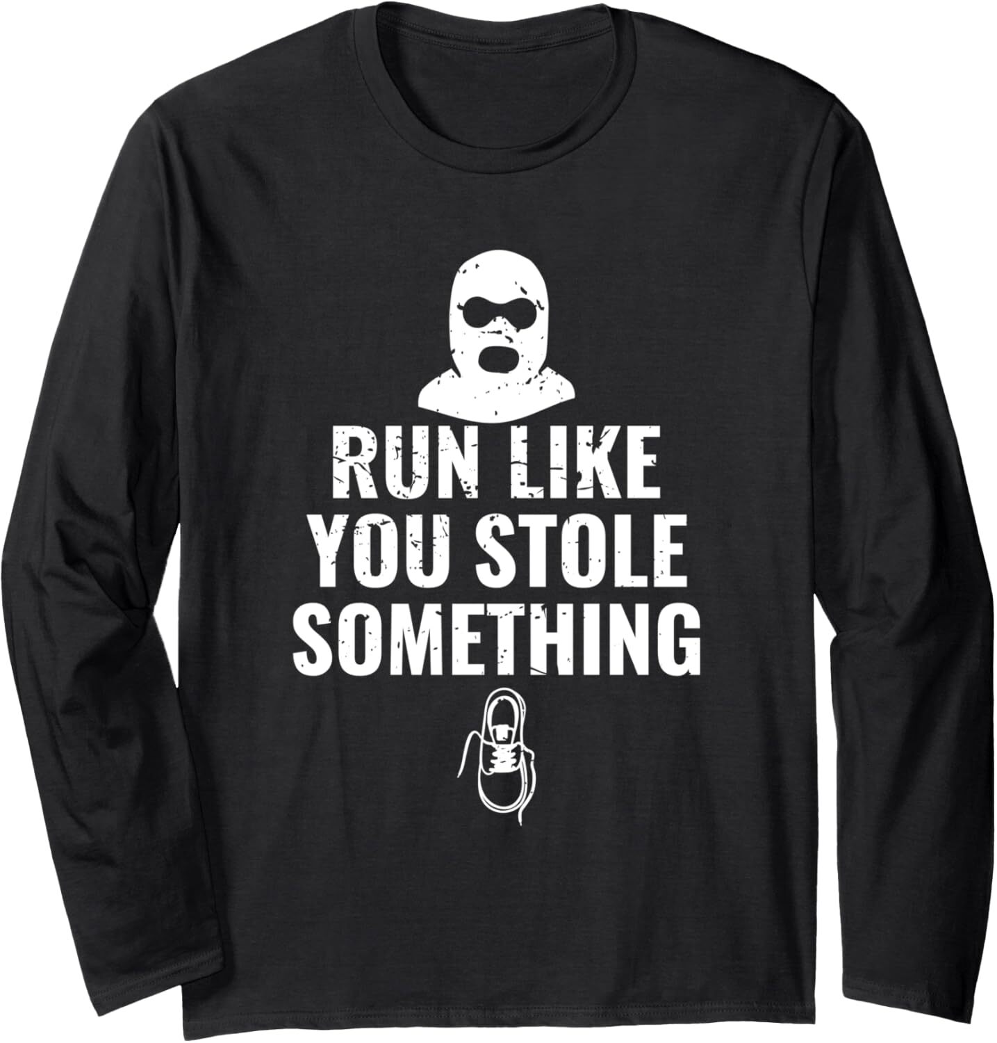 Long Sleeve Shirts for Men sweatshirt Run Like you Stole Something Fun Runner Gift Long Sleeve Tee Streetwear Casual tops clothes
