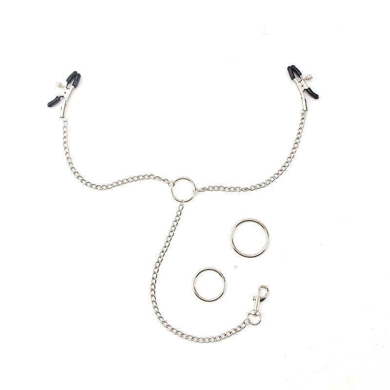 S Adult Alternative Breast M Mimi Butterfly Clamp Hand Press Butterfly Elastic Clamp Adult Sexual Pleasure Adjustment Toy