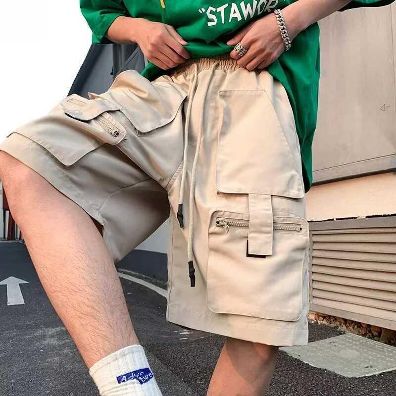 Summer Y2K Cargo Shorts For Men Vintage Multi-Pocket Casual Baggy Bermuda Shorts Hip Hop Streetwear Outdoor Sports Short PantsX240921