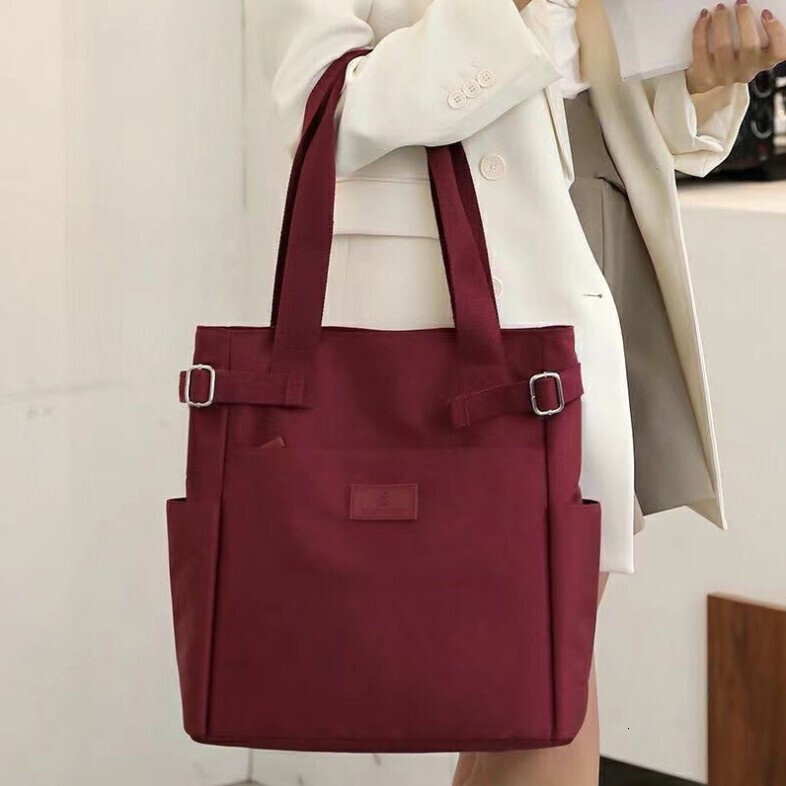 Totebag nylon student waterproof beg tangan wanita murah handbag tote sg women bag Malaysia stok-lalisa