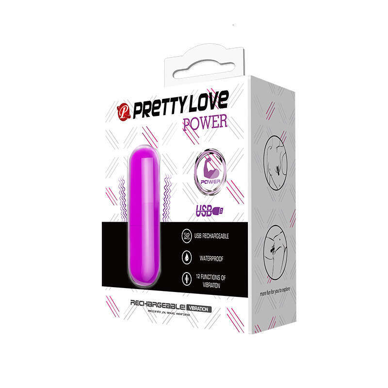 Baile Women's Mini Massage Stick 12 Frequency Strong Earthquake Waterproof Memory Bullet BI-014501