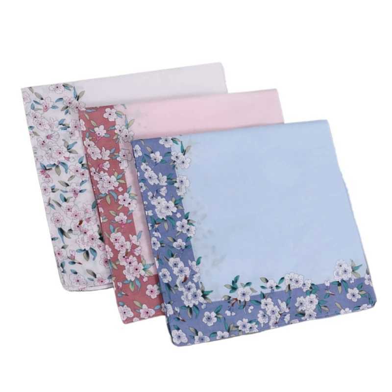 Womens cotton handle soft touch washable pocket cotton towel elegant printed Hanji optional W240921
