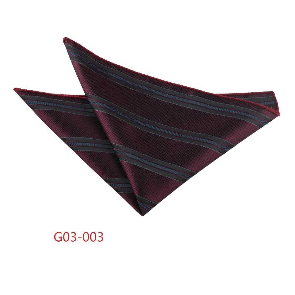 Trendy Brown Pocket Square Men Fashion Navy Flower Striped Handkerchief Small Scarf Wedding Party Suit Accessories Elegant HankyX240921