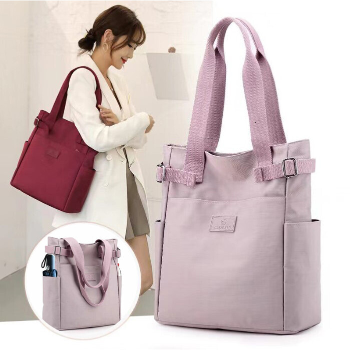 Totebag nylon student waterproof beg tangan wanita murah handbag tote sg women bag Malaysia stok-lalisa