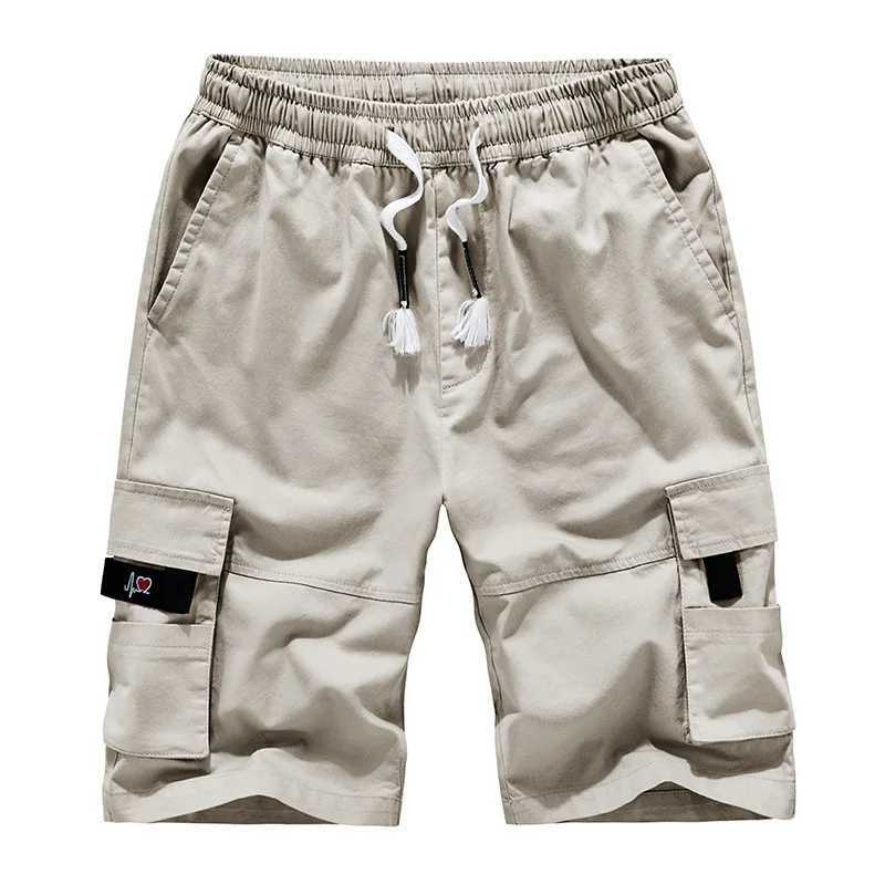 2023 Mens Cargo Shorts Combat Plus Big Size Capris 8XL 5XL 6XL 7XL Man Long Army Green Baggy Short Male Army Green Dark GreenX240921