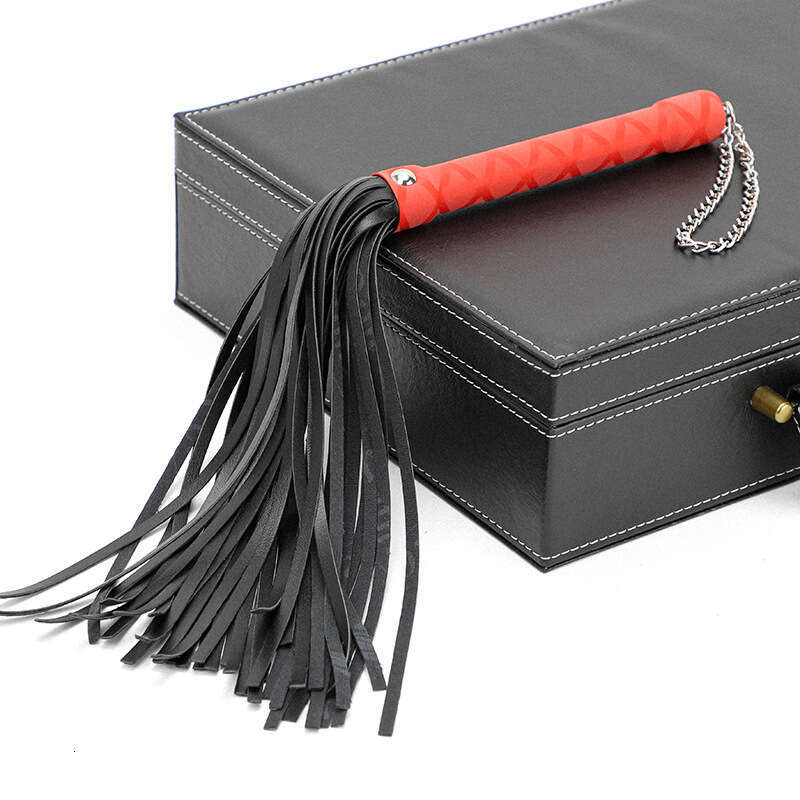 Cross border popular SM props, multi-color sex whips, female slaves, training tools, PU tassel leather whips, alternative adult products