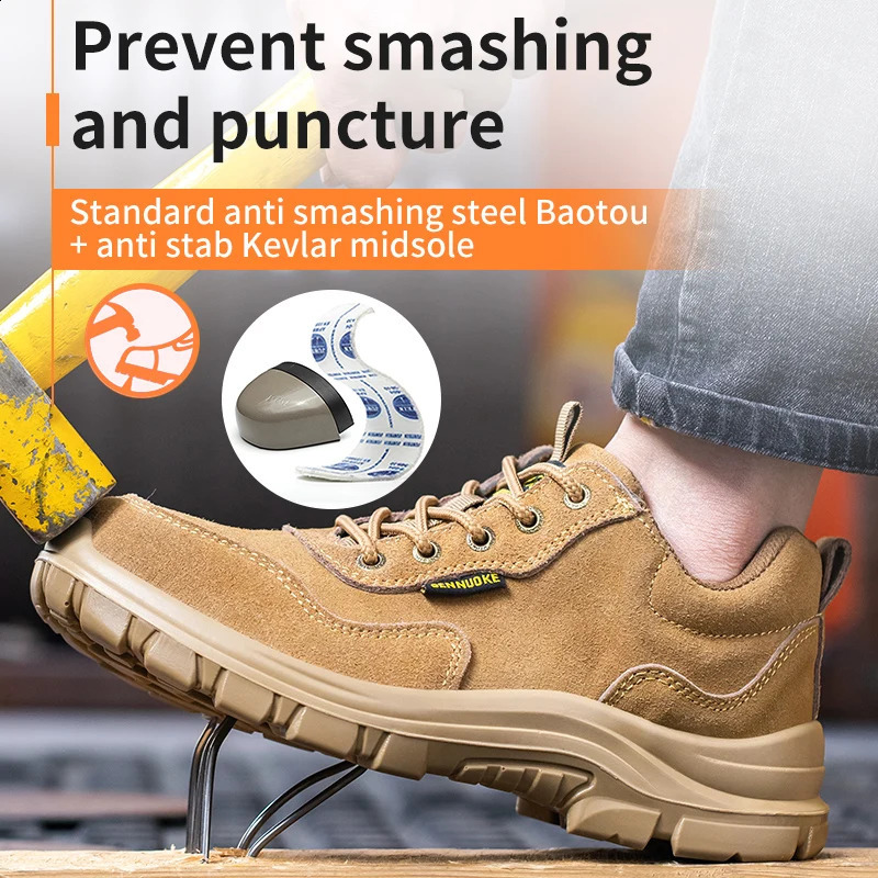 Safety worker lightweight work shoes no transportation industrial safety protection 241030