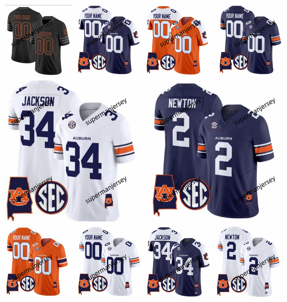 2024 NCAA Auburn Tigers College Football Jerseys PAYTON THORNE JARQUEZ HUNTER LAMBERT SMITH DAMARI ALSTON BO JACKSON CAM