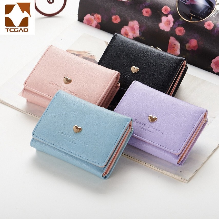 2025 New Cute Designer Women s Wallet Pink Women s Little Women s Leather Wallet wallet Coin Wallet Free Shipping