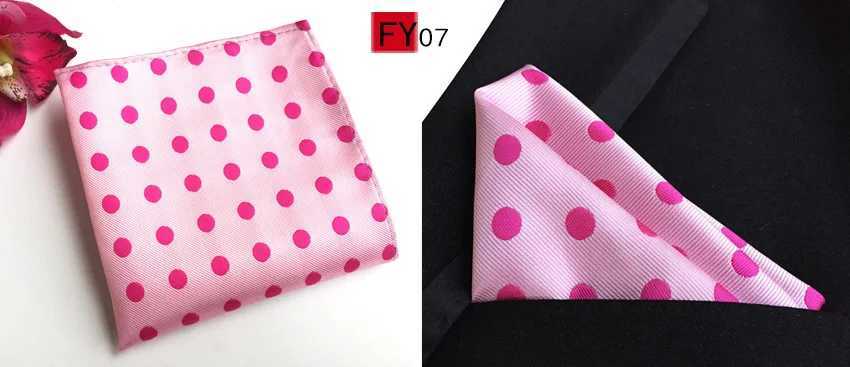 Classic blue purple black polka dot handle suitable for mens parties business offices weddings gift accessories pockets squares W240921