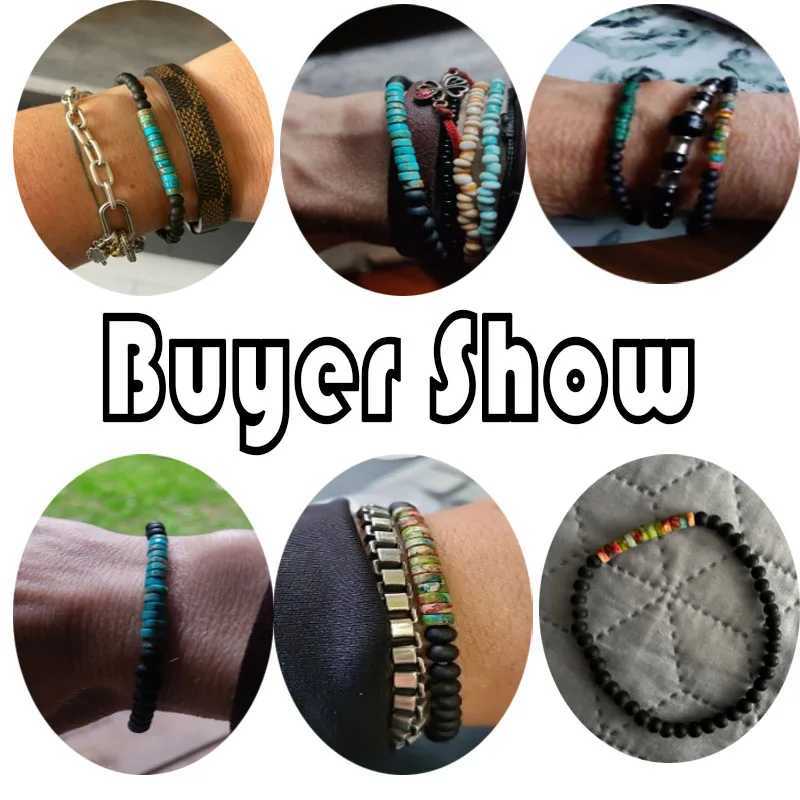 Bohemian 4mm Stone Bracelet Men Women Grade A Emperor Beads Meditation Healing Braclet Couple Braslet Gifts For Lovers PulseriaX240921