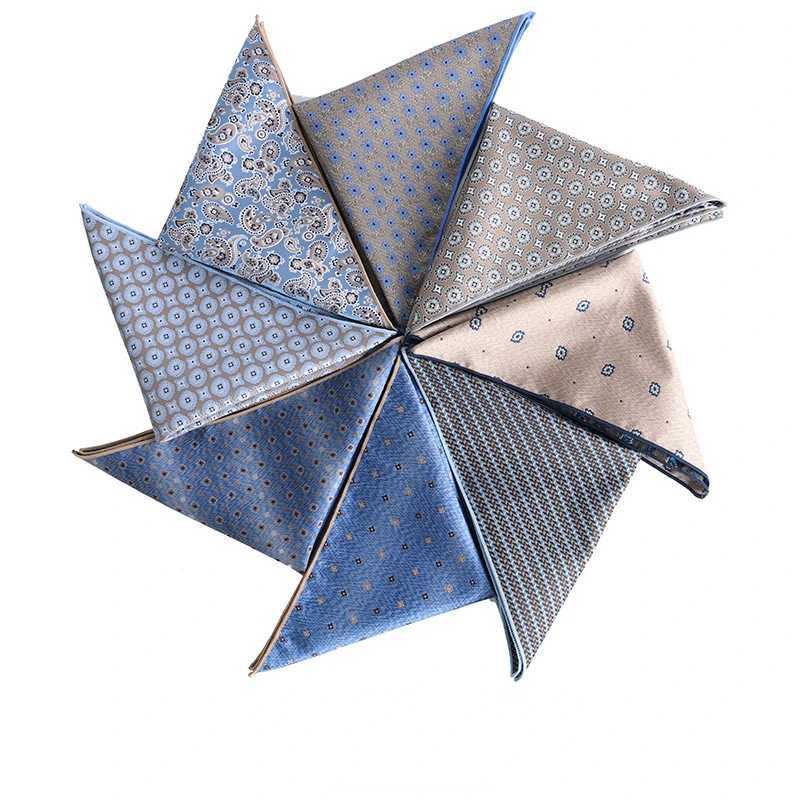 Men Pocket Square Suits Hanky for Men Plaid Mens Handkerchiefs Casual Suit Square Handkerchief Towels for Party 25X25 CmX240921