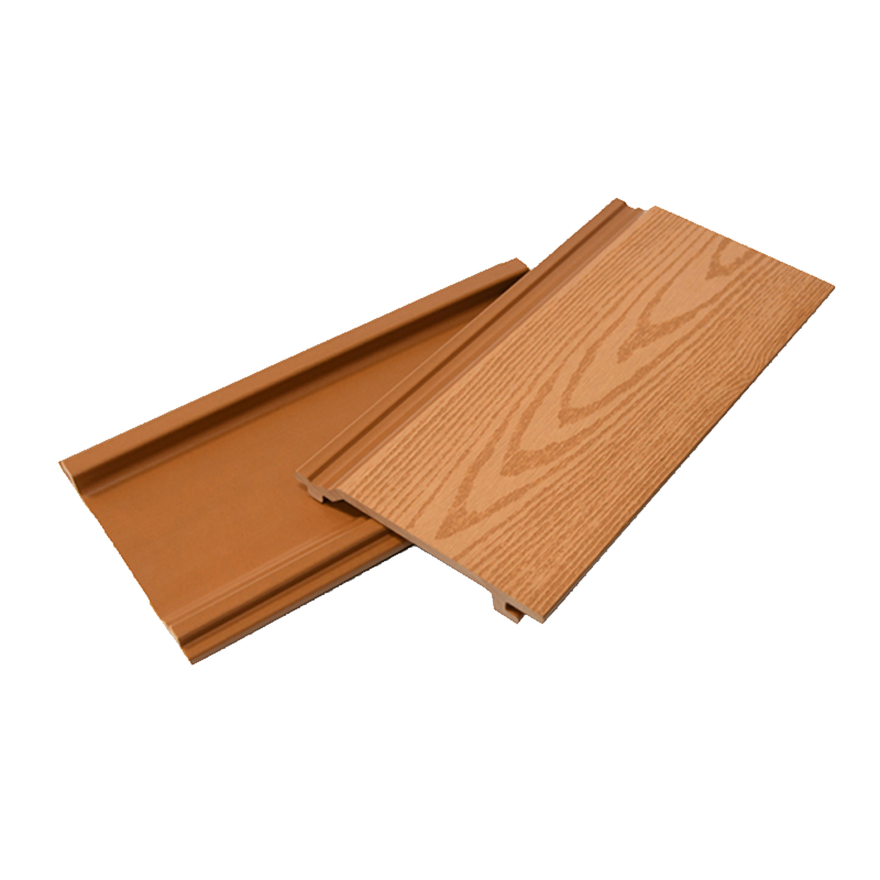 Wood grain 3D embossed wall panel wood plastic balcony garden terrace courtyard villa anti-corrosion wood plastic flooring