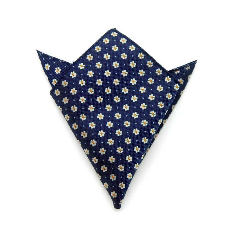 Paisley Floral Men Silk Satin Pocket Square Hanky Jacquard Woven Classic Wedding Party Handkerchief Vintage Dot HankiesX240921