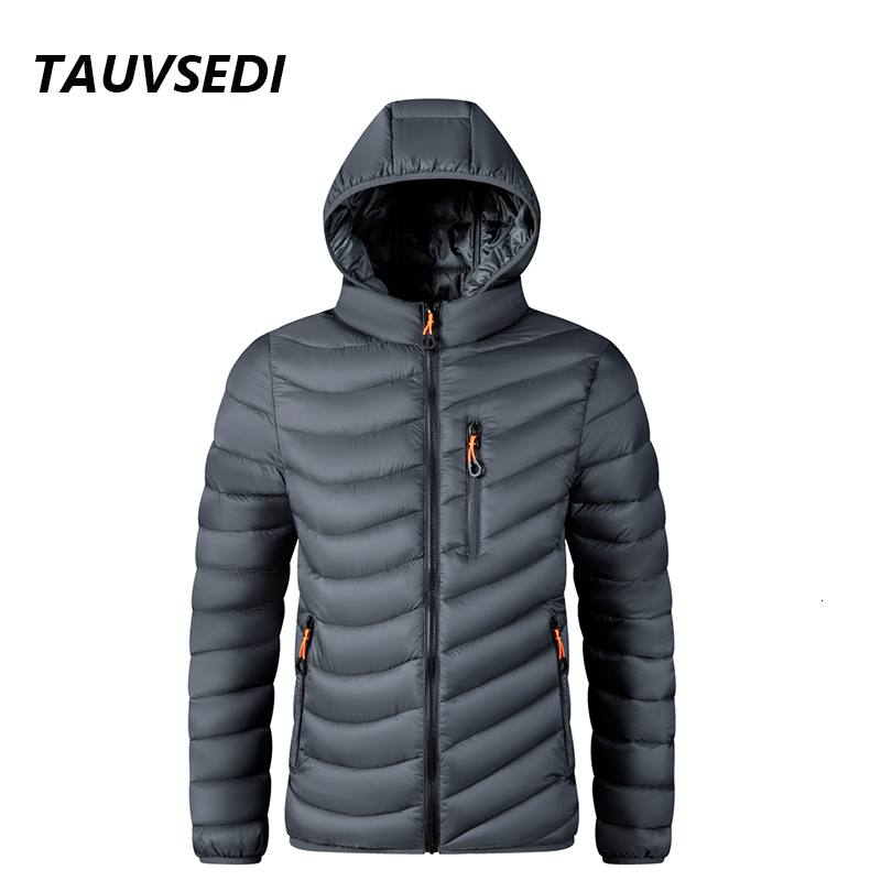 2023 Men Autumn Winter Hooded Warm Waterproof Jacket Coat Mens Fashion Casual Brand Windproof Outwear Parkas Jackets Male