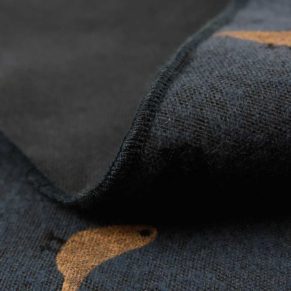 Casual Cotton Mens Handkerchief Birds Feather Printed 12 Colors Soft Pocket Square Ties Business Suits Hankies 24*24cmX240921