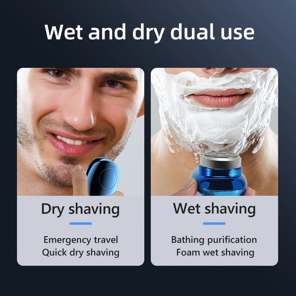 Mini electric shaver wet wash shaver fast charging digital display portable electric shaver 1-hour charging time upgrade 240919