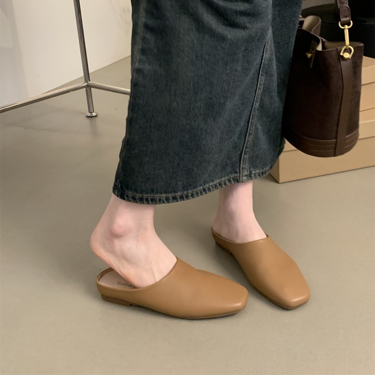 Women's Casual Shoes: Trendy Slip-On Flats Soft Sole Comfort | Apricot, Beige, Brown 9af4