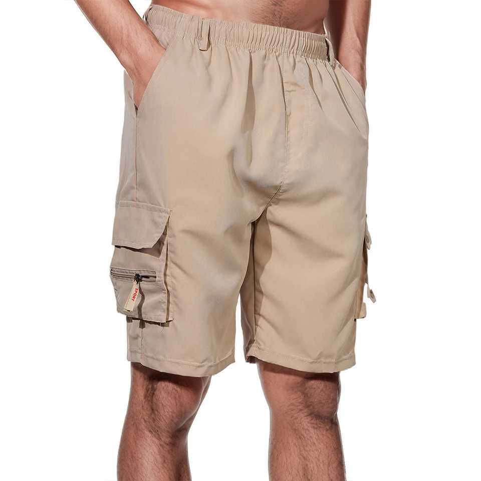 Mens Cargo Shorts Big Size Sports Knee Shorts Classic Short Pants Streetwear Straight Loose Work Casual Street ShortsX240921