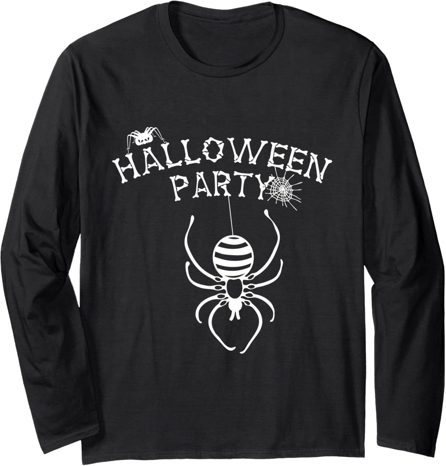 Long Sleeve Shirts for Men sweatshirt Halloween Party Spider Net Spooky Midnight Long Sleeve Tee Streetwear Casual tops clothes