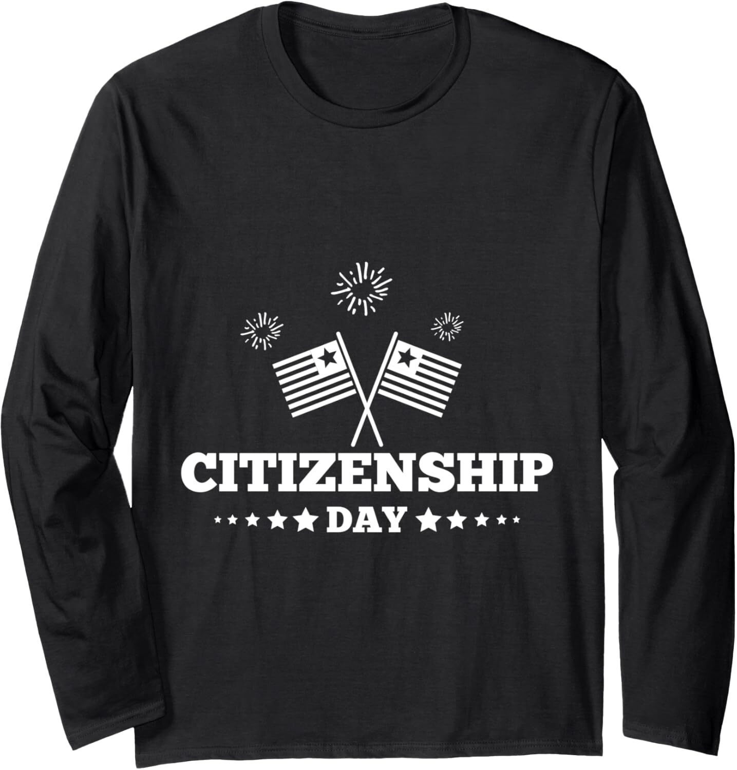 Long Sleeve Shirts for Men sweatshirt Happy CitizenShip Day American Flags Immigrant Long Sleeve Tee Streetwear Casual tops clothes