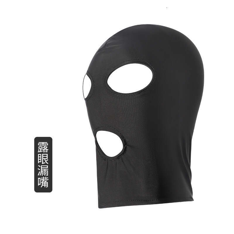 SM adult adult sex toys all inclusive head cover, mask, head cover, female adult exposed eyes and mouth eye mask manufacturer batch