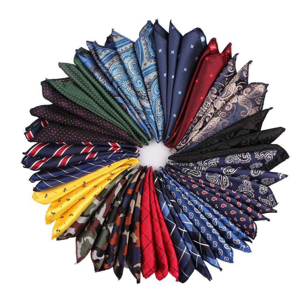 Men Pocket Square Suits Hanky For Men Plaid Mens Handkerchiefs Casual Suit Square Handkerchief Towels For Party 23 cm x 23 cmX240921