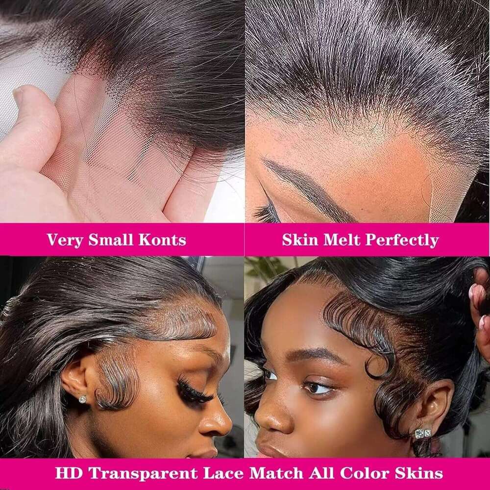 30 Inch Front Human Hair Brazilian Body Wave 13x4 13x6 HD Frontal Wigs For Women 4x4 5x5 Lace Closure Wig Pre Plucked