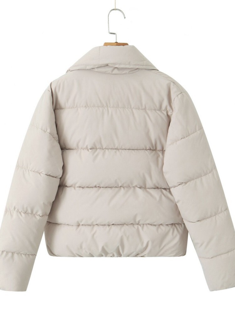 Winter 2024 New Women Jacket Ladies Short Warm Outwear Coat Vintage