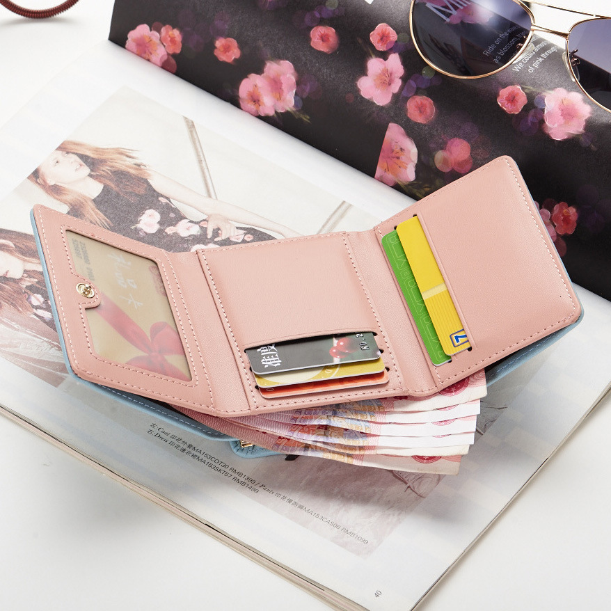 2025 New Cute Designer Women s Wallet Pink Women s Little Women s Leather Wallet wallet Coin Wallet Free Shipping
