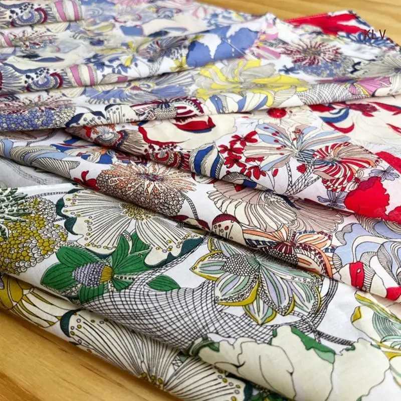 Colorful Hankie Women Handkerchiefs Polyester Floral Pattern Super Soft Washable Hanky Chest Towel Pocket HandkerchiefsX240921