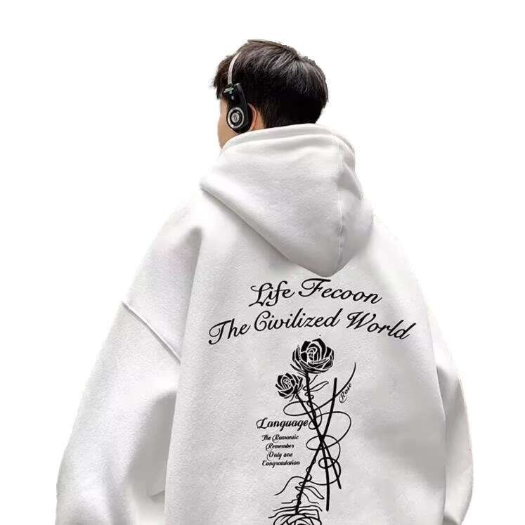 Popular Heavy Weight Hooded Sweater For Men In Autumn And Winter New High-Quality Tiktok Popular Loose Oversized Men's Coat