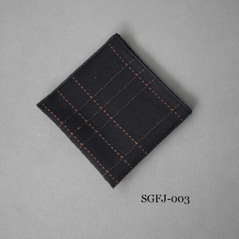 24*24CM Mens Cotton Suit Pocket Square Plaid Striped Plain Handkerchief Simple Casual Towel Bridegroom Wedding Banquet HankyX240921