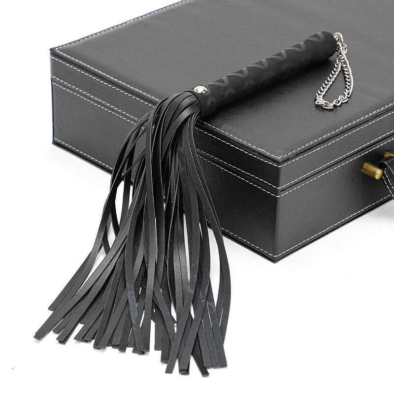 Cross border popular SM props, multi-color sex whips, female slaves, training tools, PU tassel leather whips, alternative adult products