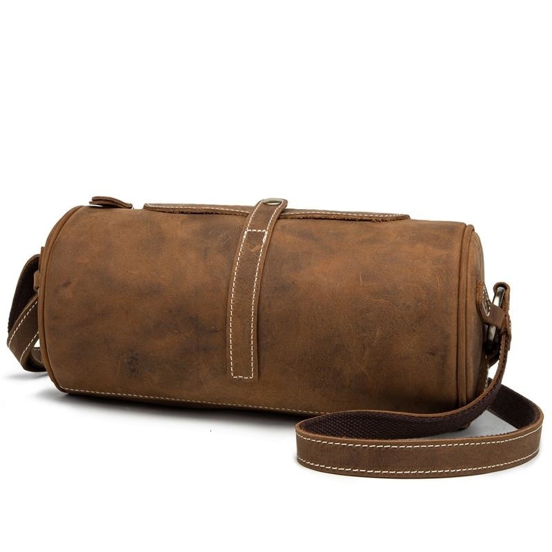 New Men Women Leather Shoulder Bag Real Cowhide Crossbody S Designer Ladies Vintage