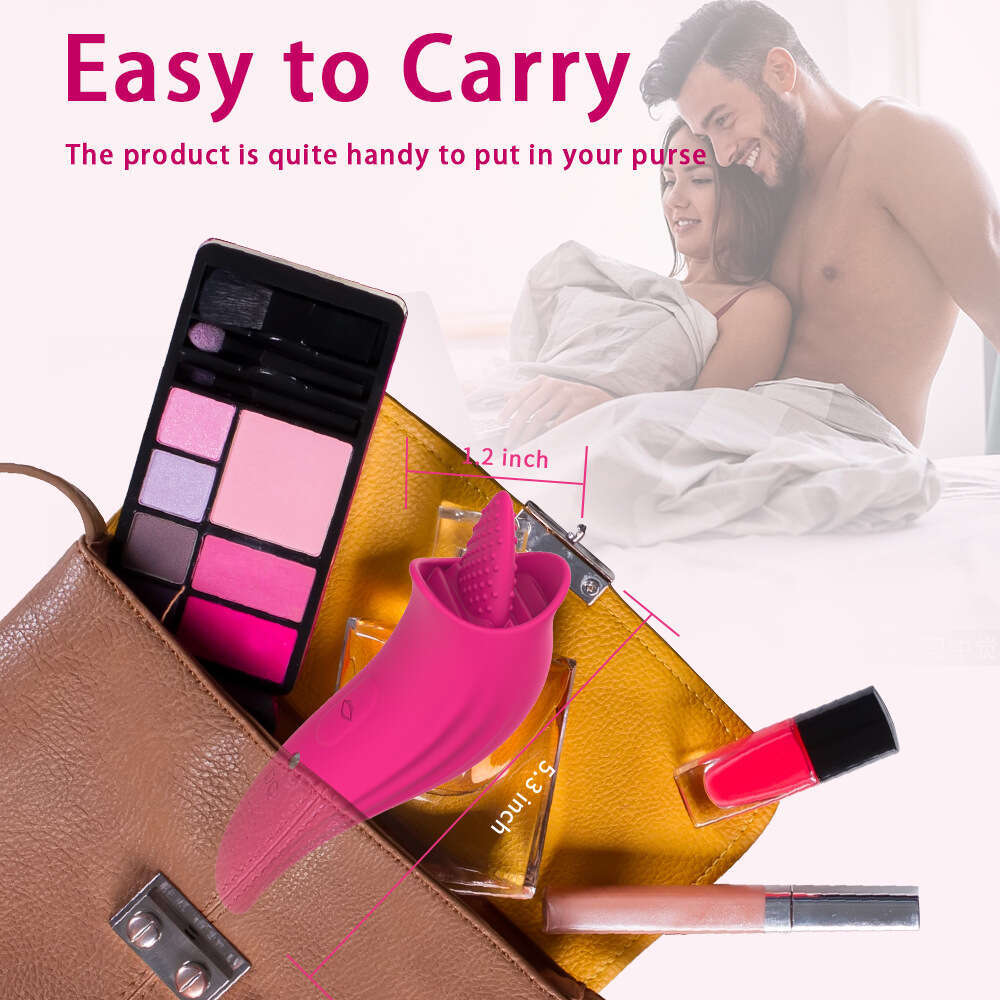 Purple bird tongue women licking tongue shape vibrator sex toy