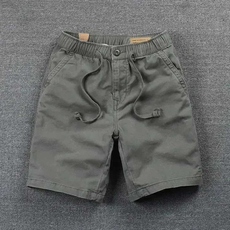 Mens Casual Cargo Shorts Outdoor Sports Half Pants Bermuda Shorts American Style Streetwear Breathable Comfortable Shorts GreyX240921