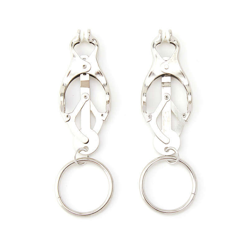 S Adult Alternative Breast M Mimi Butterfly Clamp Hand Press Butterfly Elastic Clamp Adult Sexual Pleasure Adjustment Toy