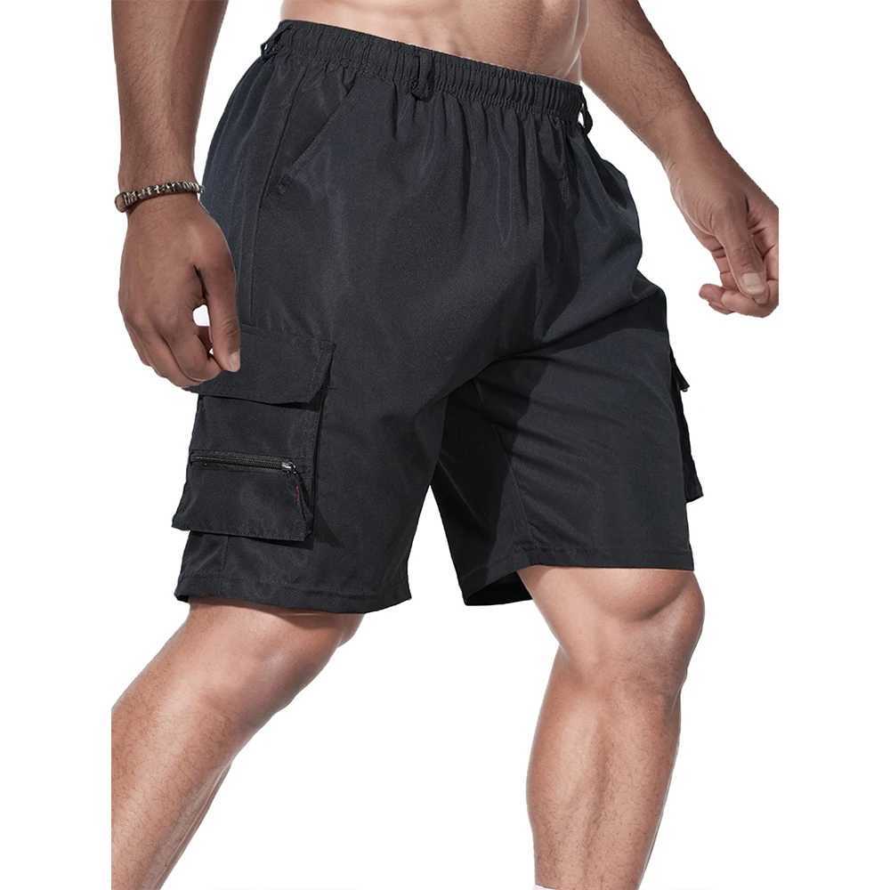 Mens Cargo Shorts Big Size Sports Knee Shorts Classic Short Pants Streetwear Straight Loose Work Casual Street ShortsX240921