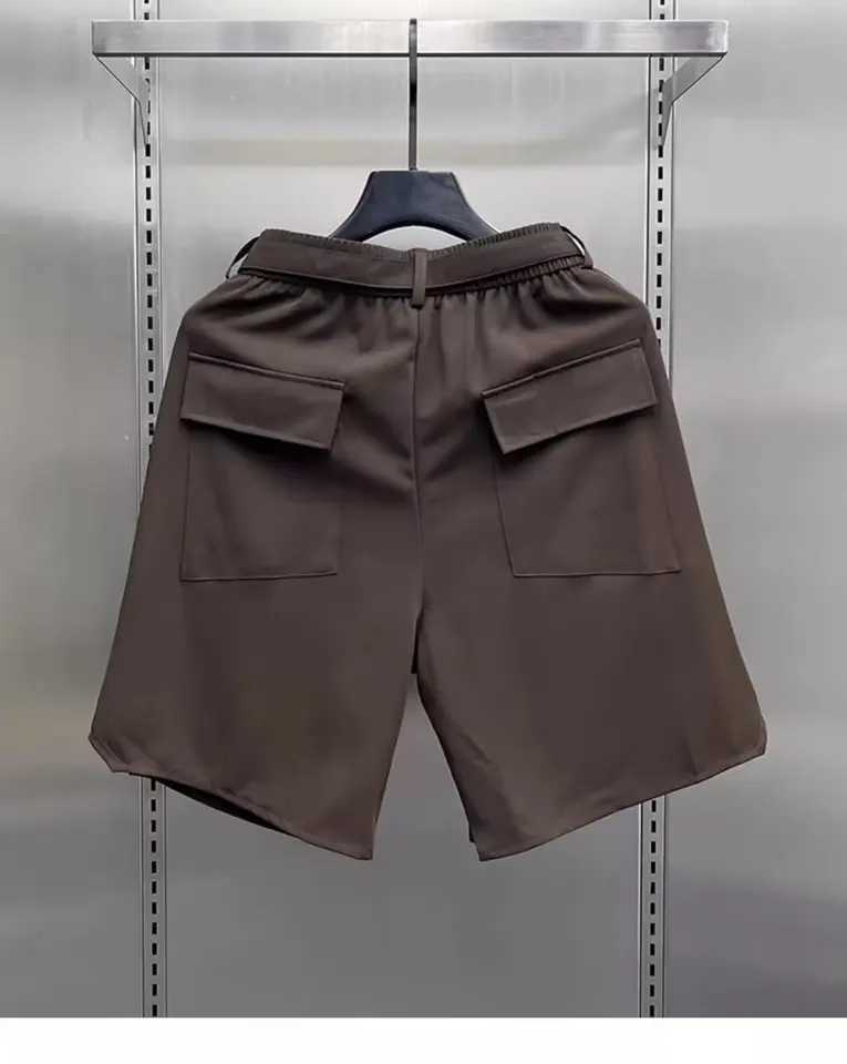 Multi-pockets Cargo Shorts Fashion Brand Straight Loose Casual Cargo Shorts 2024 Summer Men New Shorts American ShortsX240921